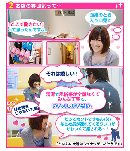 お店の雰囲気って…