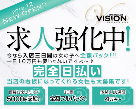 オプションクラブVISION(ビジョン)・尾張/一宮の求人