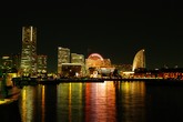 横浜街の夜景