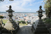 小浜八幡神社からの街並みの写真<br />