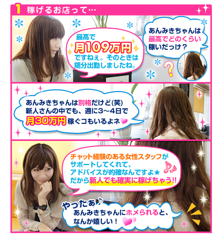 稼げるお店って…