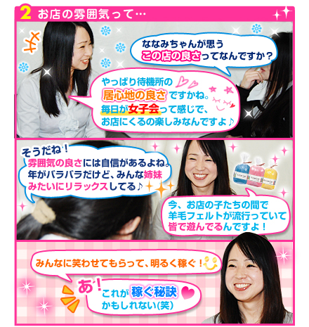 お店の雰囲気って？