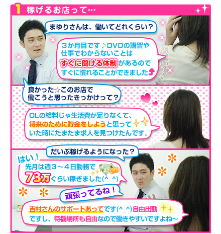 稼げるお店って…