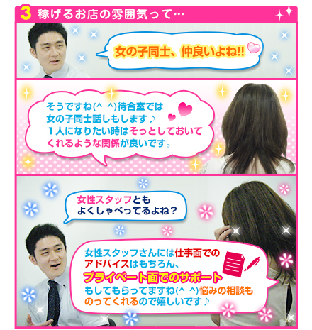 稼げるお店の雰囲気って…