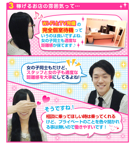 稼げるお店の雰囲気って…