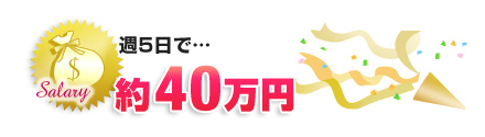 週5日の収入