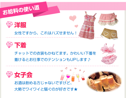 お給料の使い道