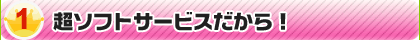 超ソフトサービスだから